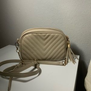 taupe crossbody bag